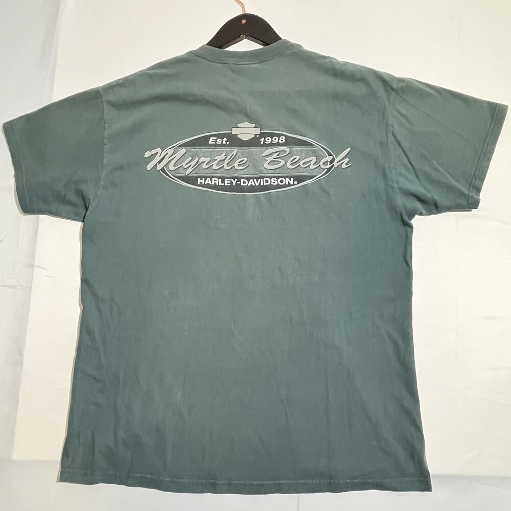 Vintage Harley Davidson Shirt Carolina Myrtle Beach 90s faded Biker Motorcycle